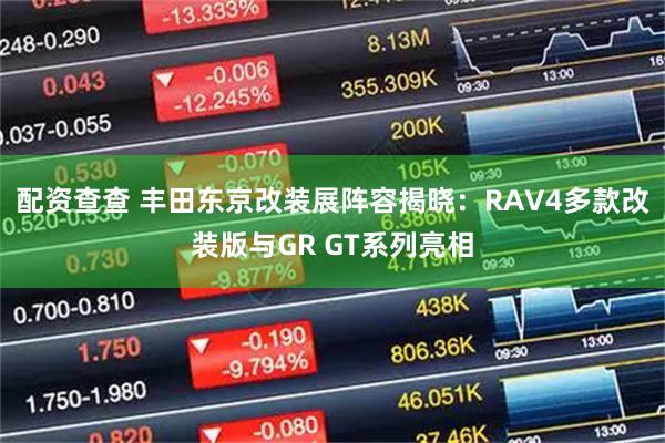 配资查查 丰田东京改装展阵容揭晓：RAV4多款改装版与GR GT系列亮相